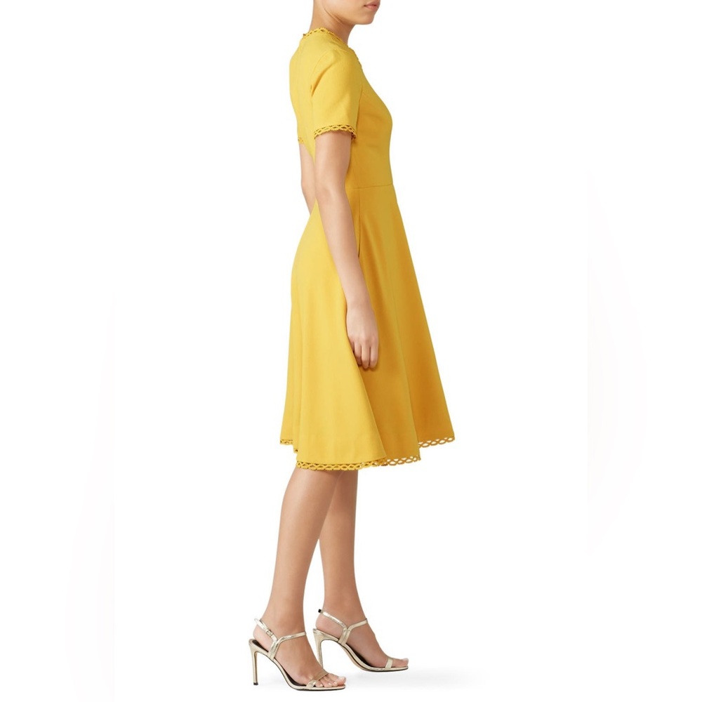 Dress the Population Dominique Dress in Yellow